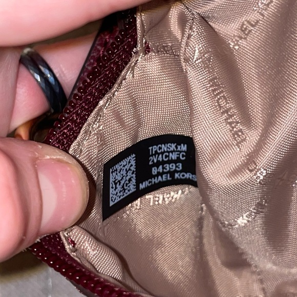 NWT Authentic MK Michael Kors Maisie Small 2-in-1 Waistpack in Oxblood Leather - Picture 5 of 12